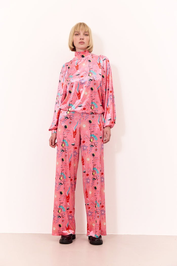 BIRDY TROUSERS - GRAFFITI ART PRINT - Filurfifi