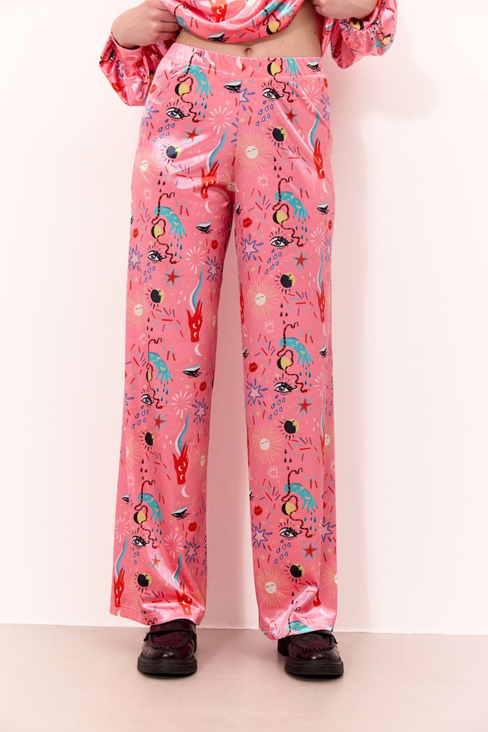 BIRDY TROUSERS - GRAFFITI ART PRINT - Filurfifi