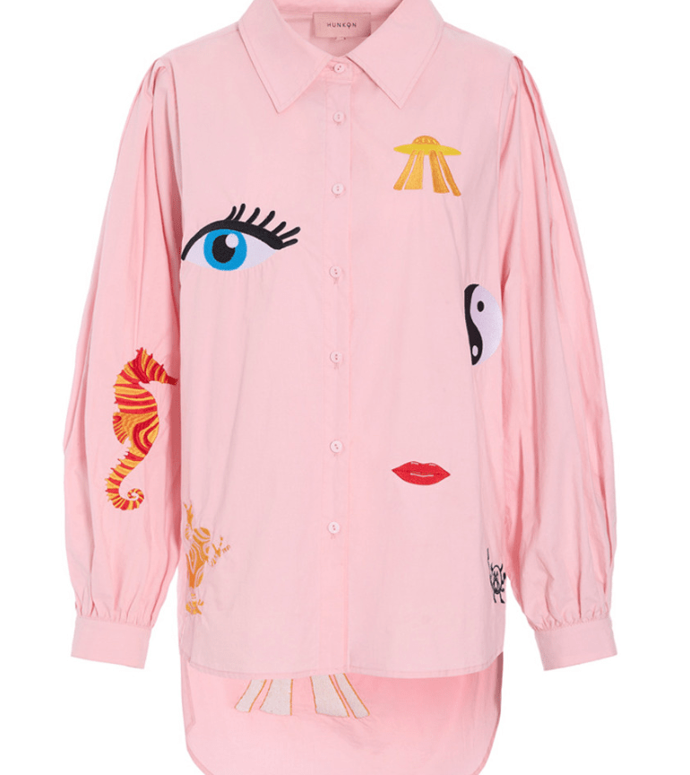 Hunkøn - Sasha Skjorte - Lyserød - Filurfifi