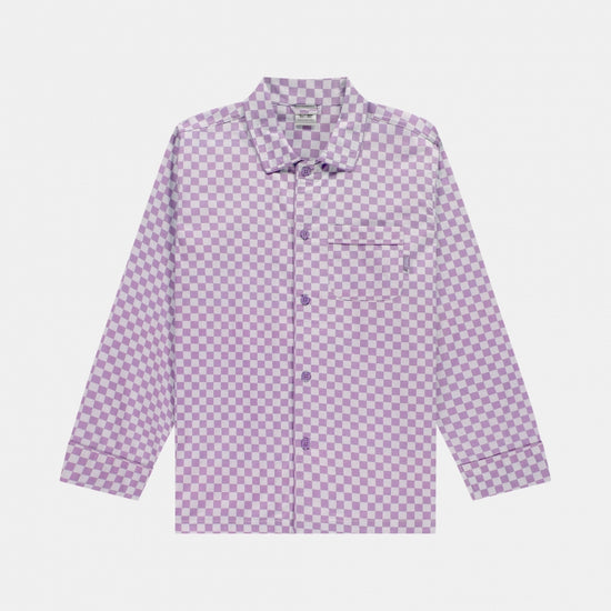 Pockies - Pyjamas Skjorte - Lilla Tern