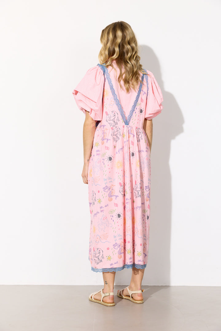 Hunkøn - Zoenna Kjole - Lyserød