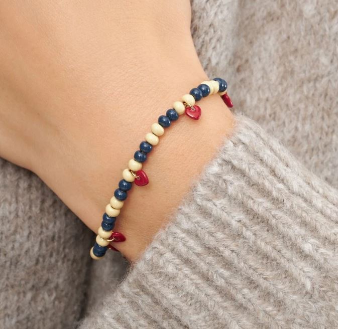 Lulu Copenhagen Color Ball Heart Armbånd