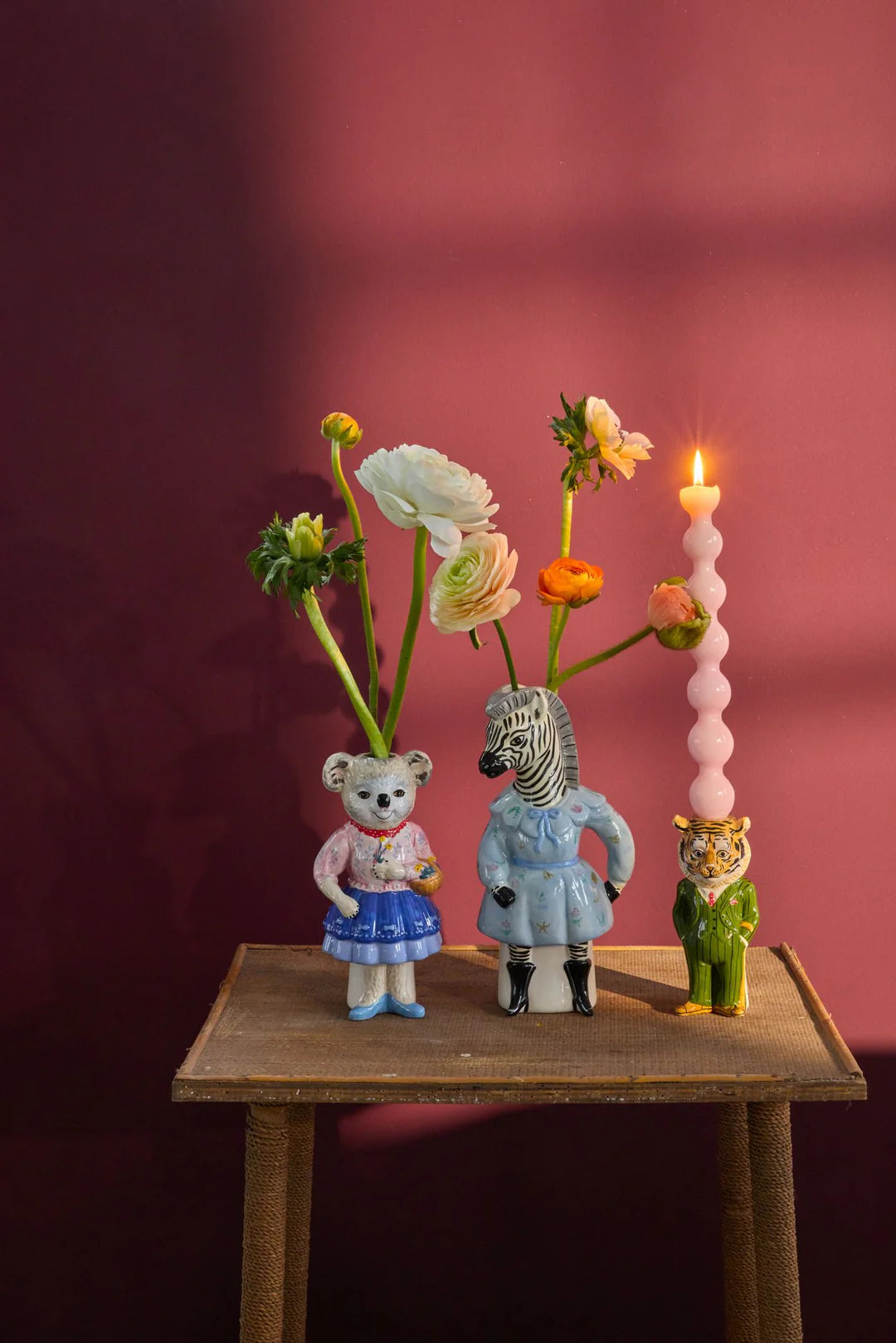 Koala Keramik Vase - Lys Grå - Nathalie Lété