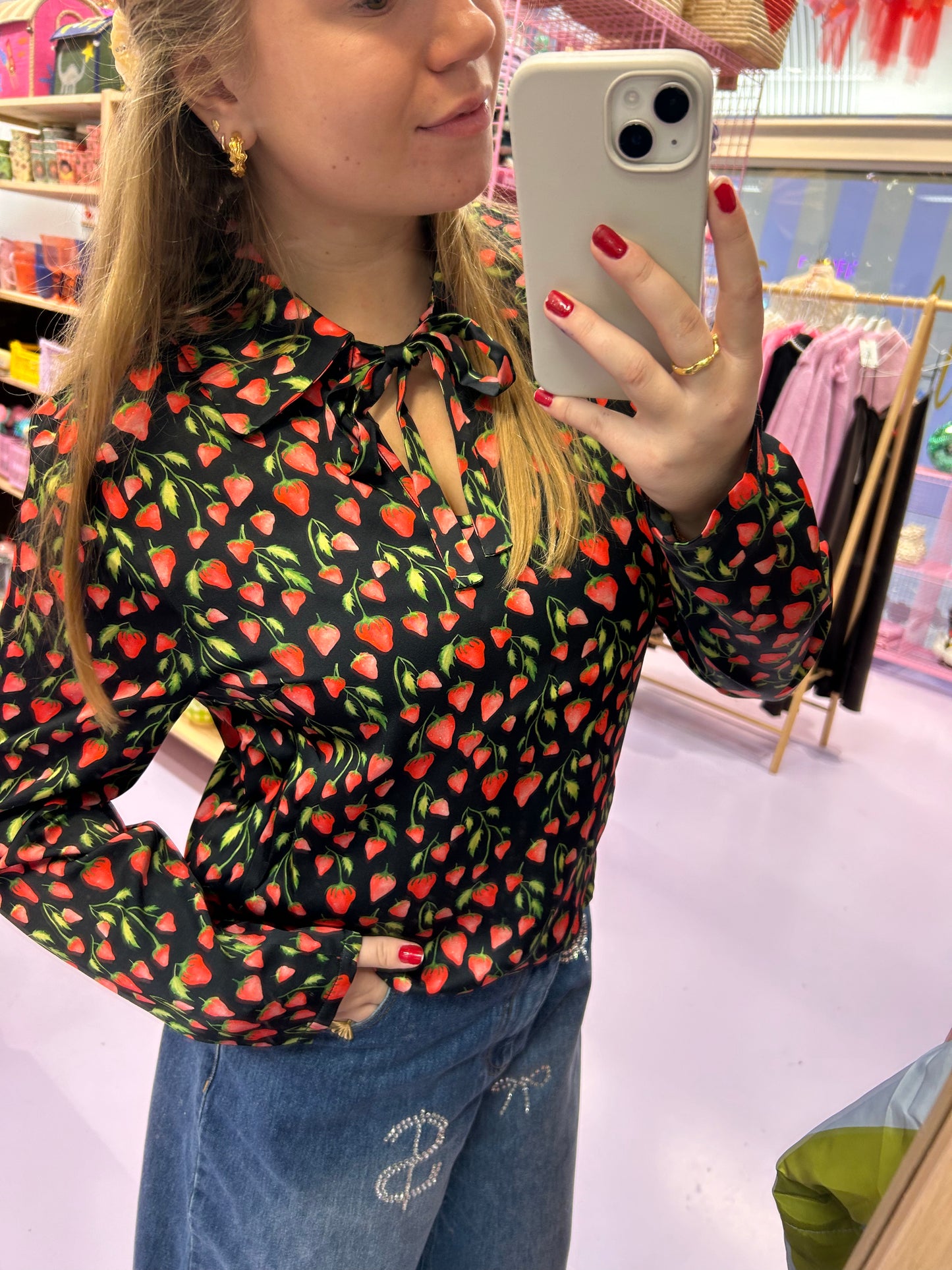 Helmstedt - Laura Bluse - Space Strawberry