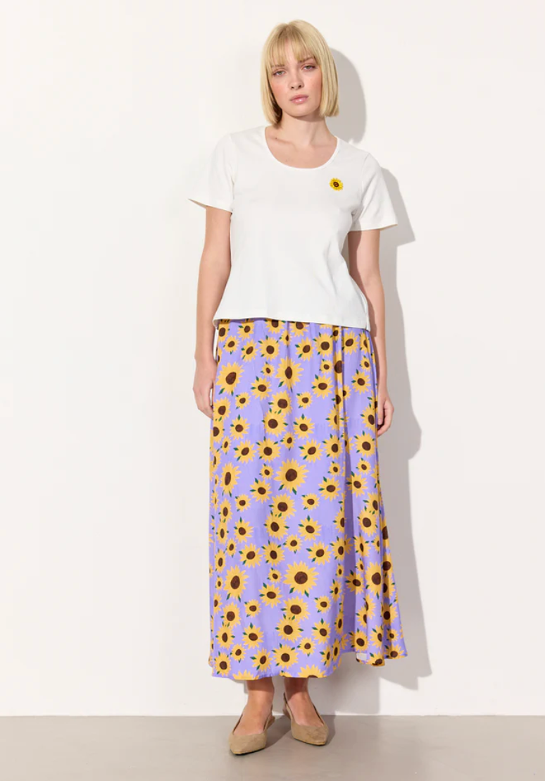 Hunkøn - Blossom T-shirt - Hvid
