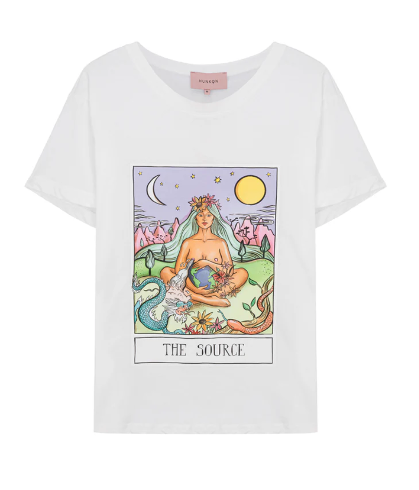 Hunkøn - The source t-shirt - Hvid