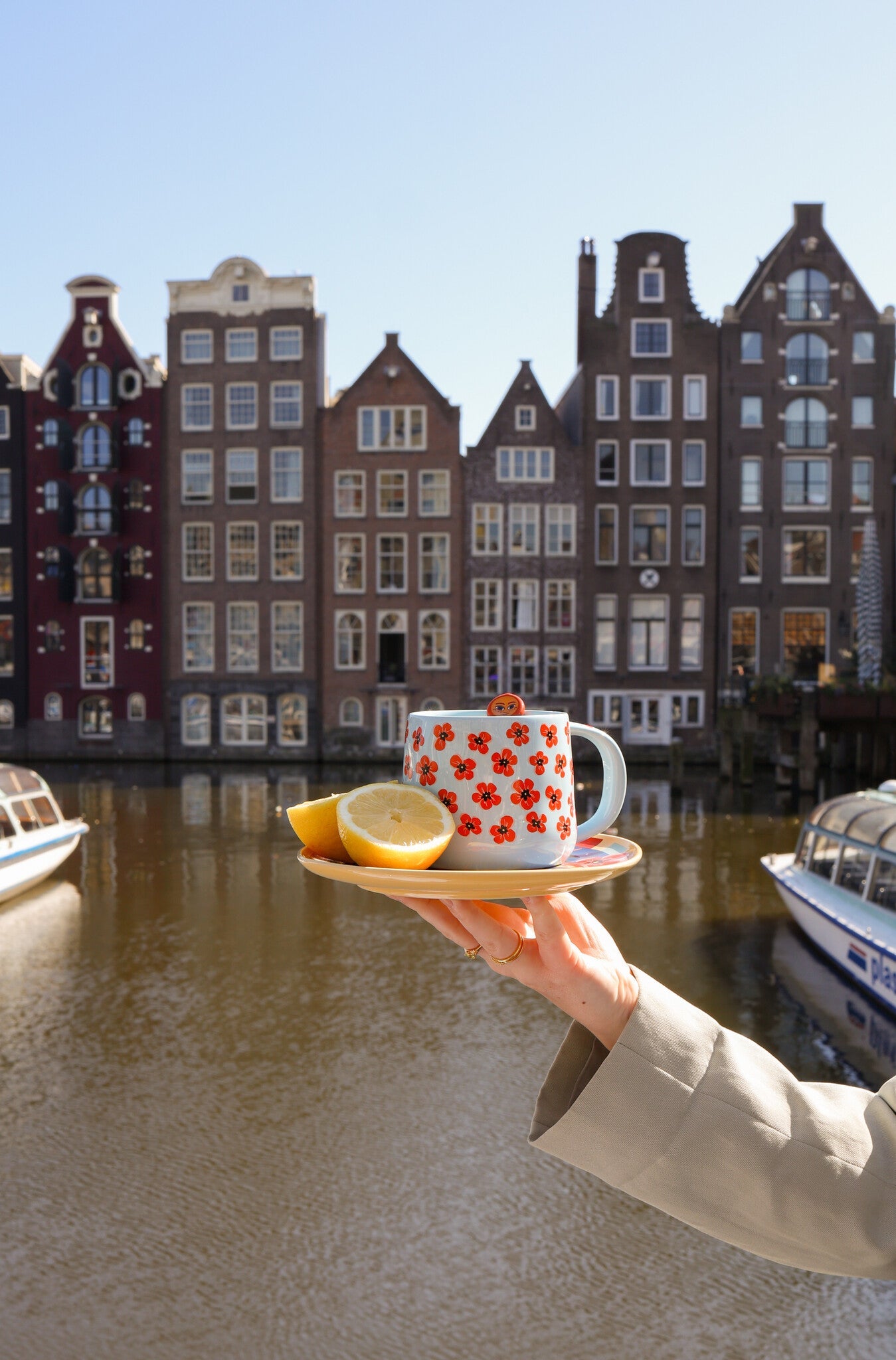 Blåt krus med valmuer - Filurfifi