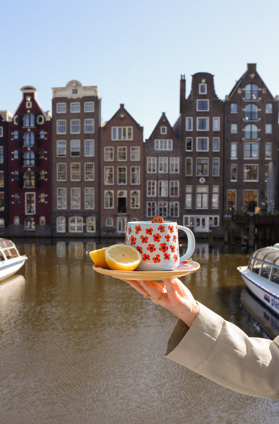 Blåt krus med valmuer - Filurfifi