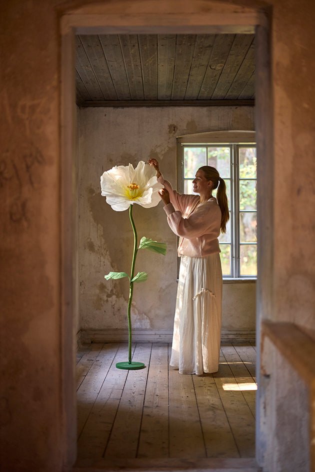 Blomster hoved - Lykke - Fersken - Filurfifi