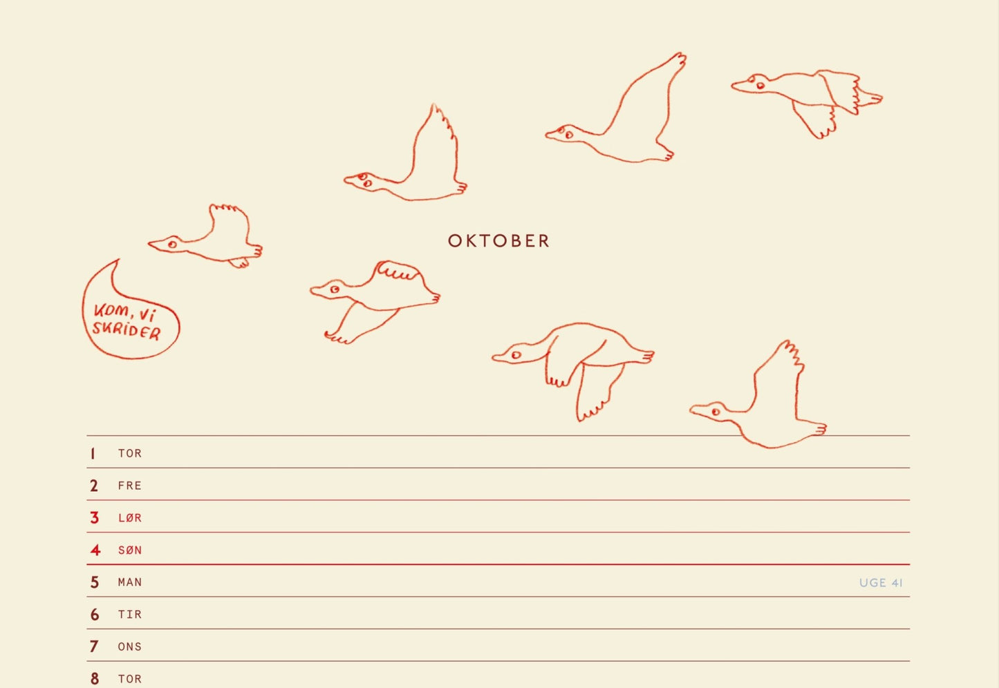 Familiekalender 2026 - Filurfifi