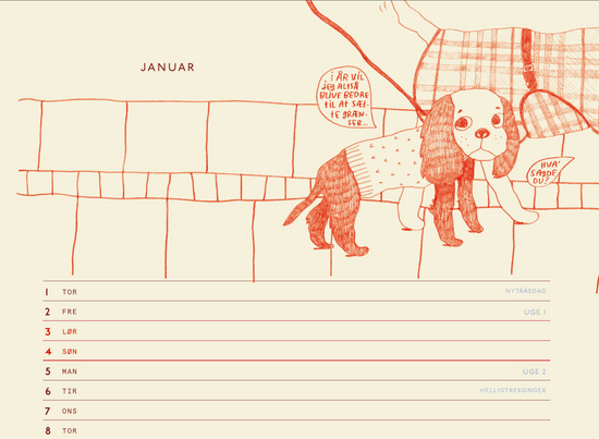 Familiekalender 2026 - Filurfifi