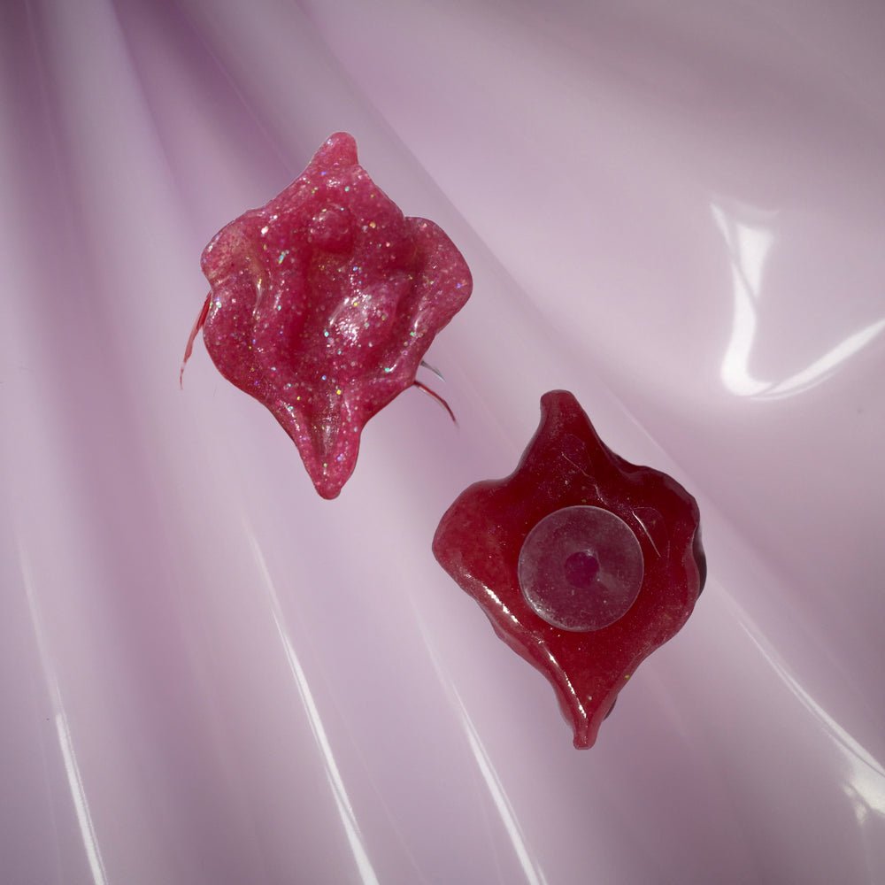 Glittervulva crocs charm - Filurfifi