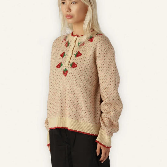 Helmstedt - Allie Sweater - Strawberry - Filurfifi