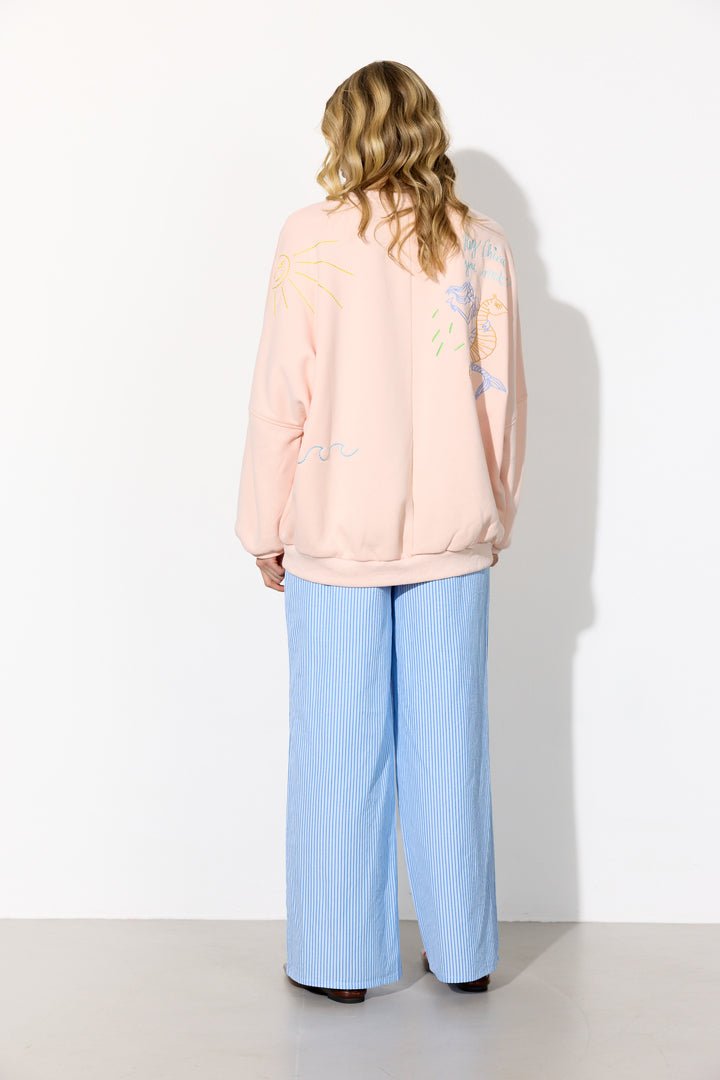 Hunkøn - Eva Sweatshirt - Lyserød - Filurfifi