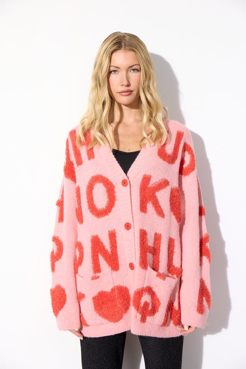 Hunkøn - Jenny Cardigan - Lyserød