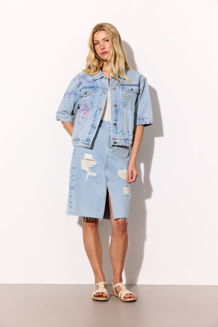 Hunkøn - Kenna Denim Jakke - Filurfifi