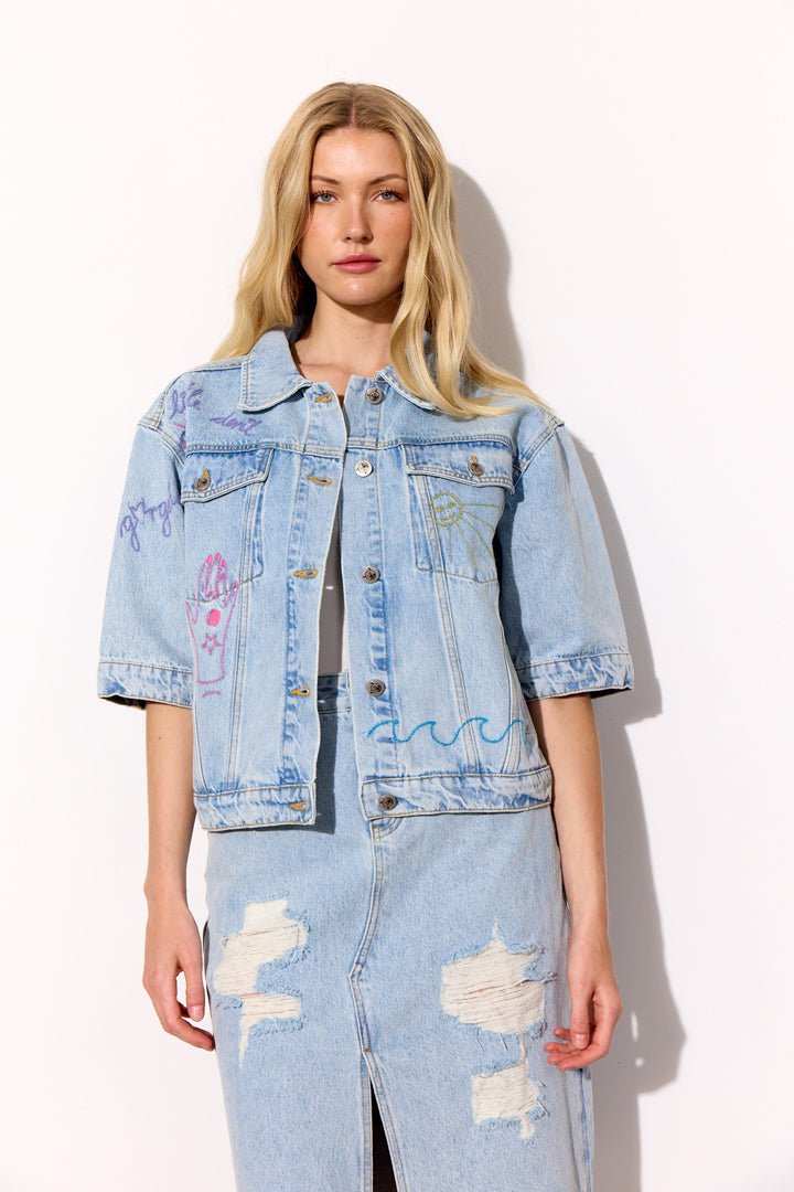 Hunkøn - Kenna Denim Jakke - Filurfifi