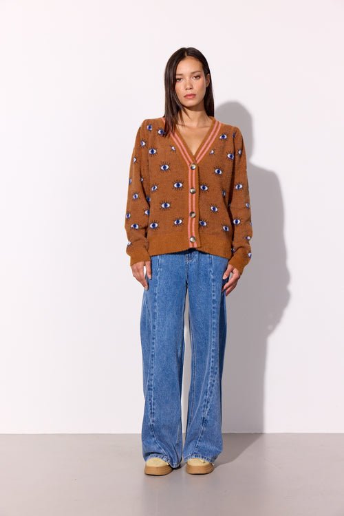 Hunkøn - Lilou Cardigan - Look At Me Art Print - Filurfifi