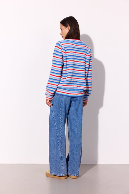 Hunkøn - Lilou Cardigan - Multi striped - Filurfifi