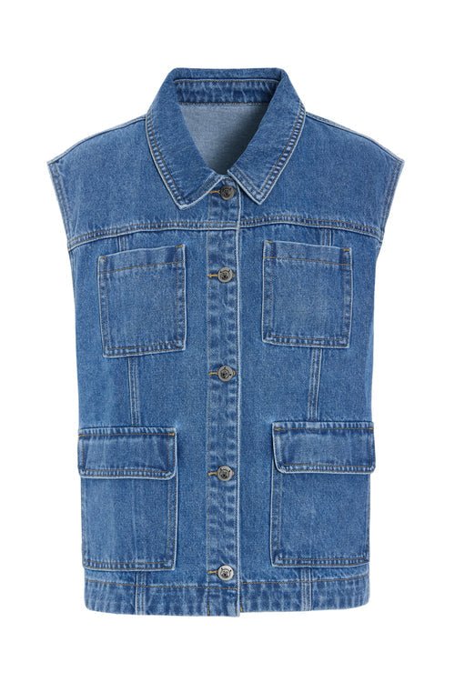 Hunkøn - Nana Denim Vest - Filurfifi