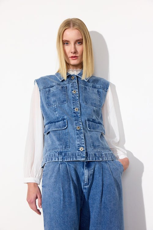 Hunkøn - Nana Denim Vest