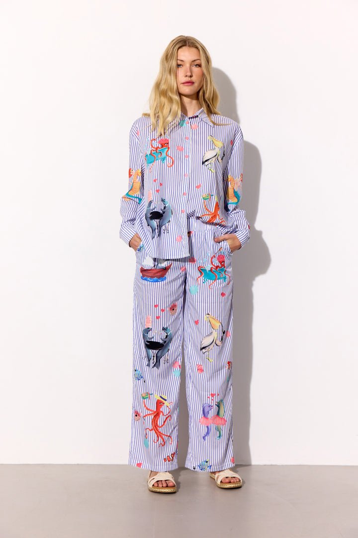 Hunkøn - Nessie Bukser - Blå - Filurfifi