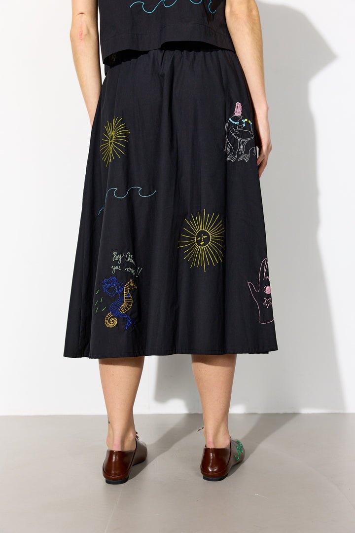 Hunkøn - Nima Nederdel - Sort - Filurfifi