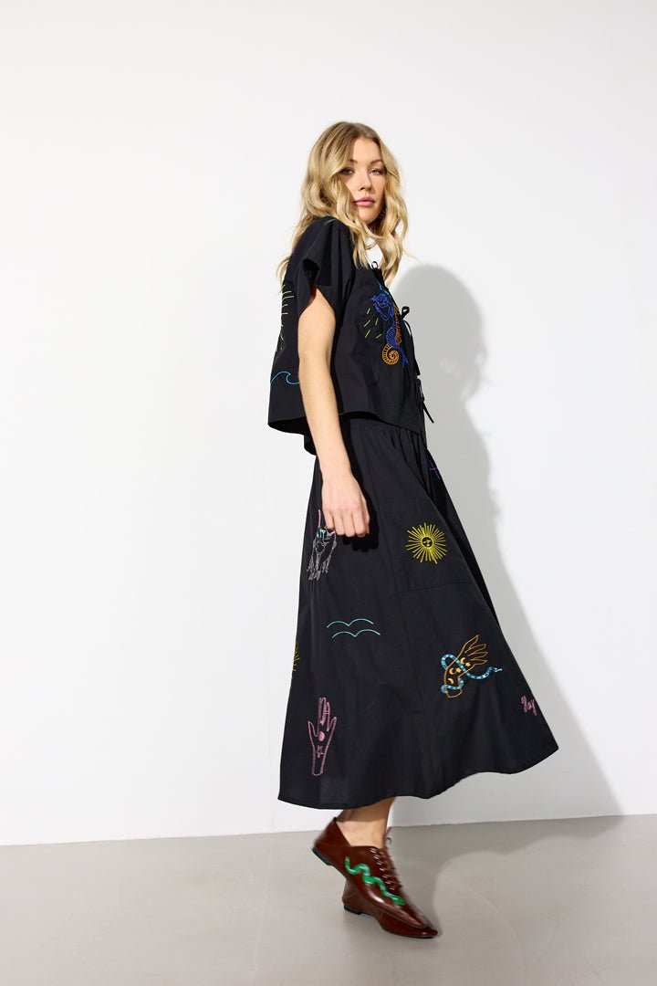 Hunkøn - Nima Nederdel - Sort - Filurfifi