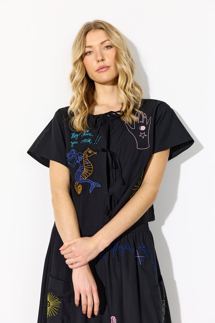 Hunkøn - Nima Skjorte - Sort - Filurfifi