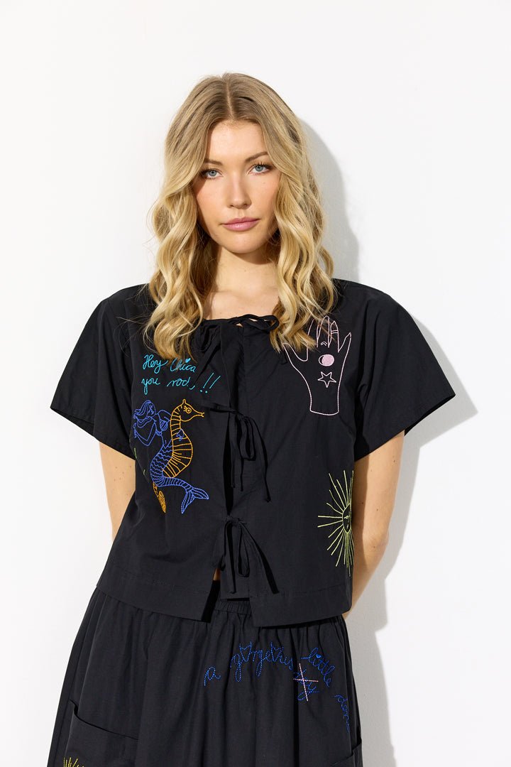 Hunkøn - Nima Skjorte - Sort - Filurfifi