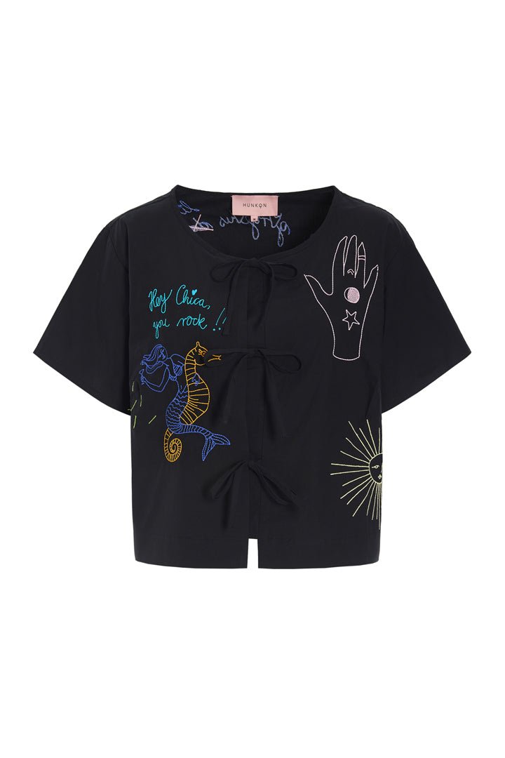 Hunkøn - Nima Skjorte - Sort - Filurfifi