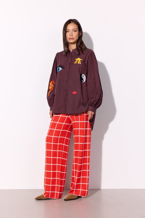 Hunkøn - Sasha Skjorte - Brun - Filurfifi