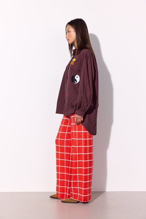 Hunkøn - Sasha Skjorte - Brun - Filurfifi