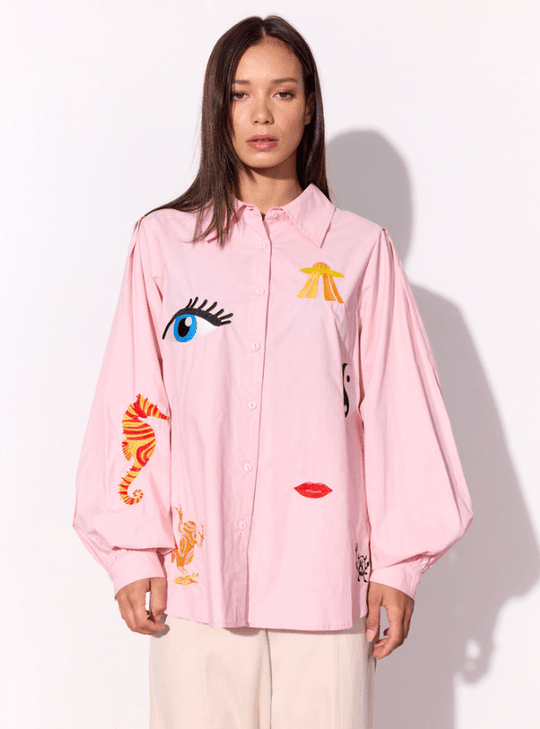 Hunkøn - Sasha Skjorte - Lyserød