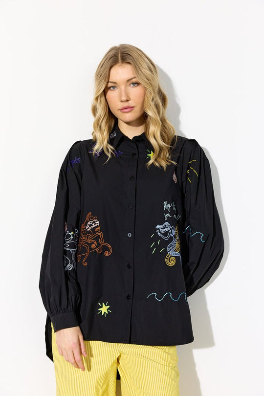 Hunkøn - Sasha Skjorte - Sort