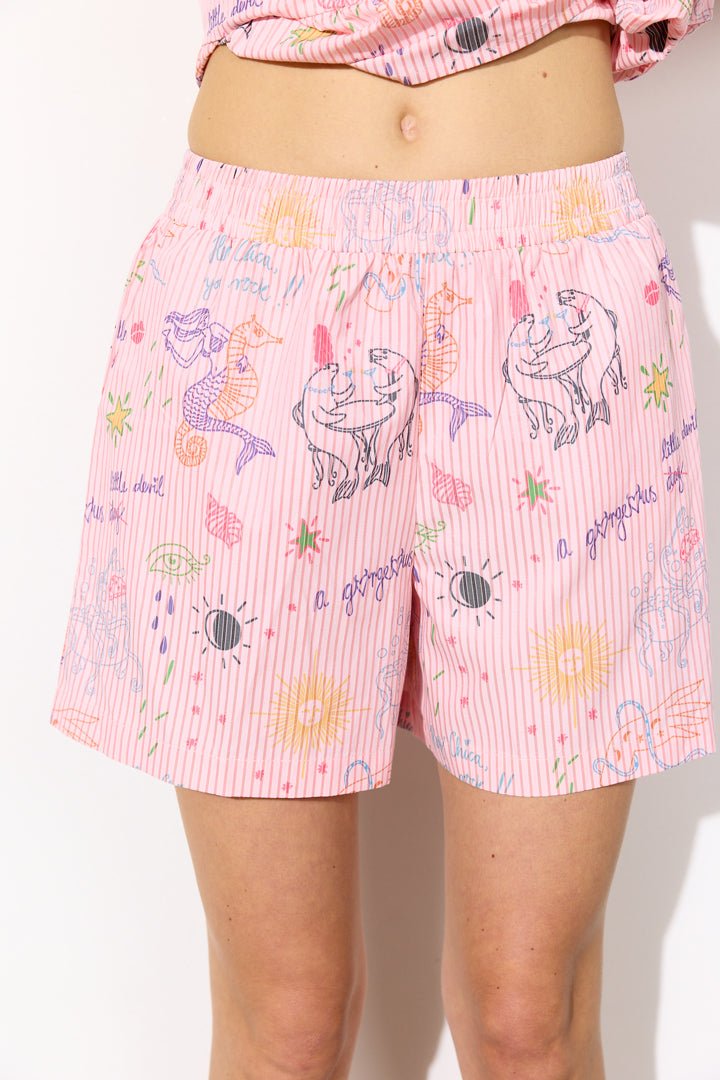 Hunkøn - Zoe Shorts - Lyserød - Filurfifi