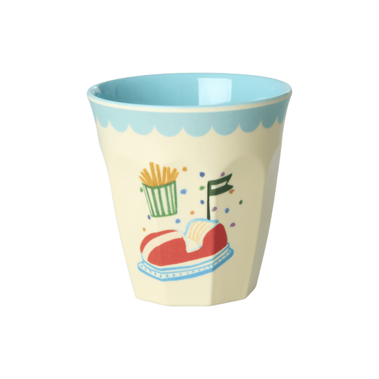 Lille Børnekop - Fun Fair Print - Mint - Filurfifi