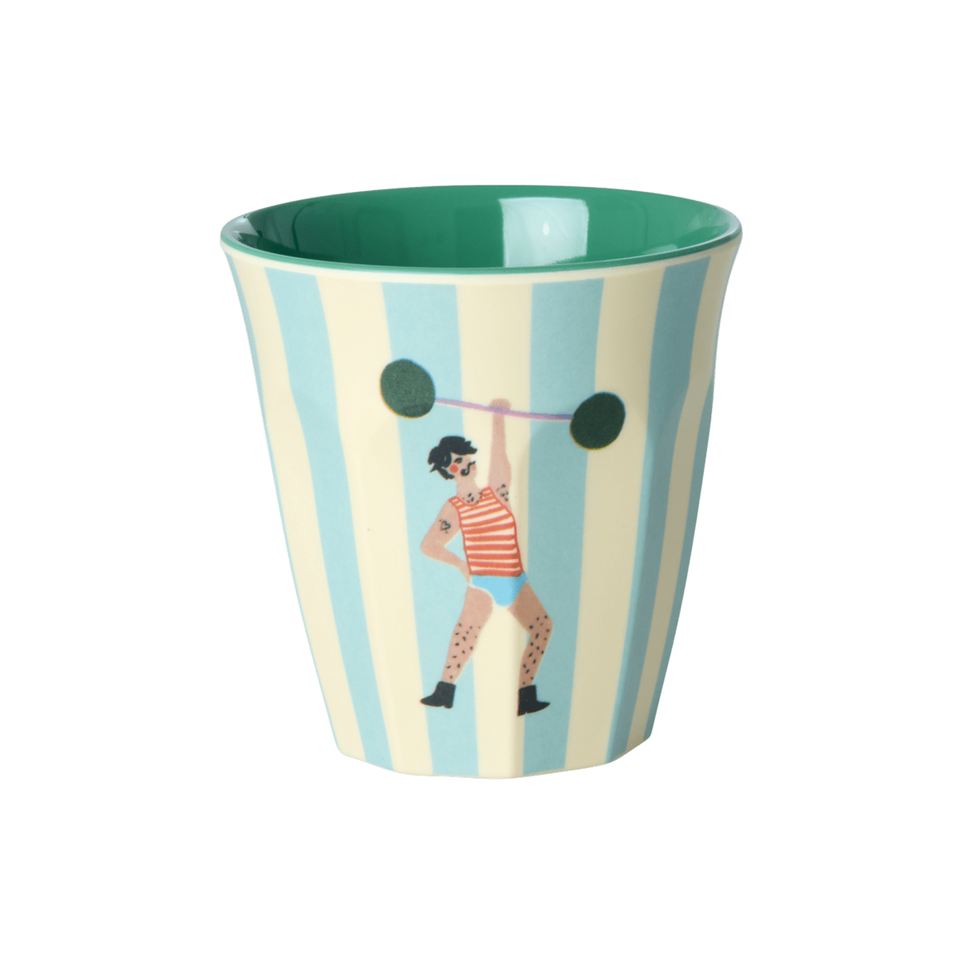 Lille Børnekop - Fun Fair Print - Mint - Filurfifi