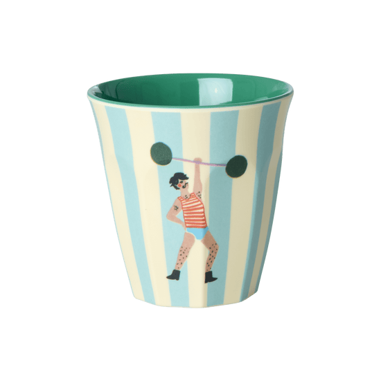 Lille Børnekop - Fun Fair Print - Mint - Filurfifi