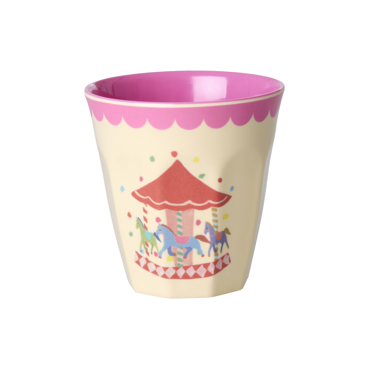 Lille Børnekop - Fun Fair Print - Pink - Filurfifi