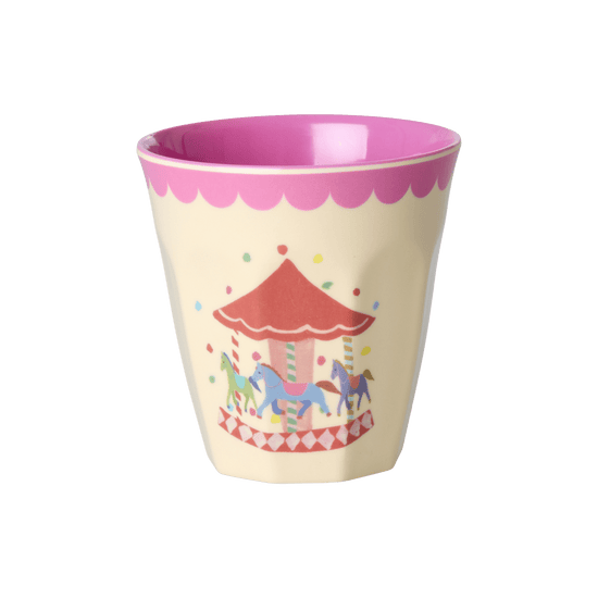 Lille Børnekop - Fun Fair Print - Pink - Filurfifi