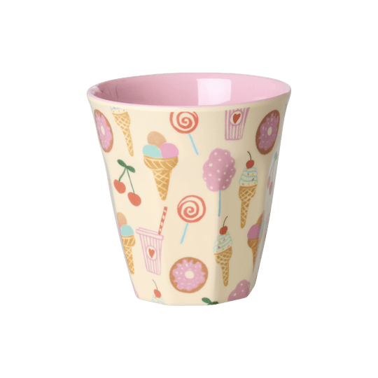 Lille Børnekop - Fun Fair Print - Pink