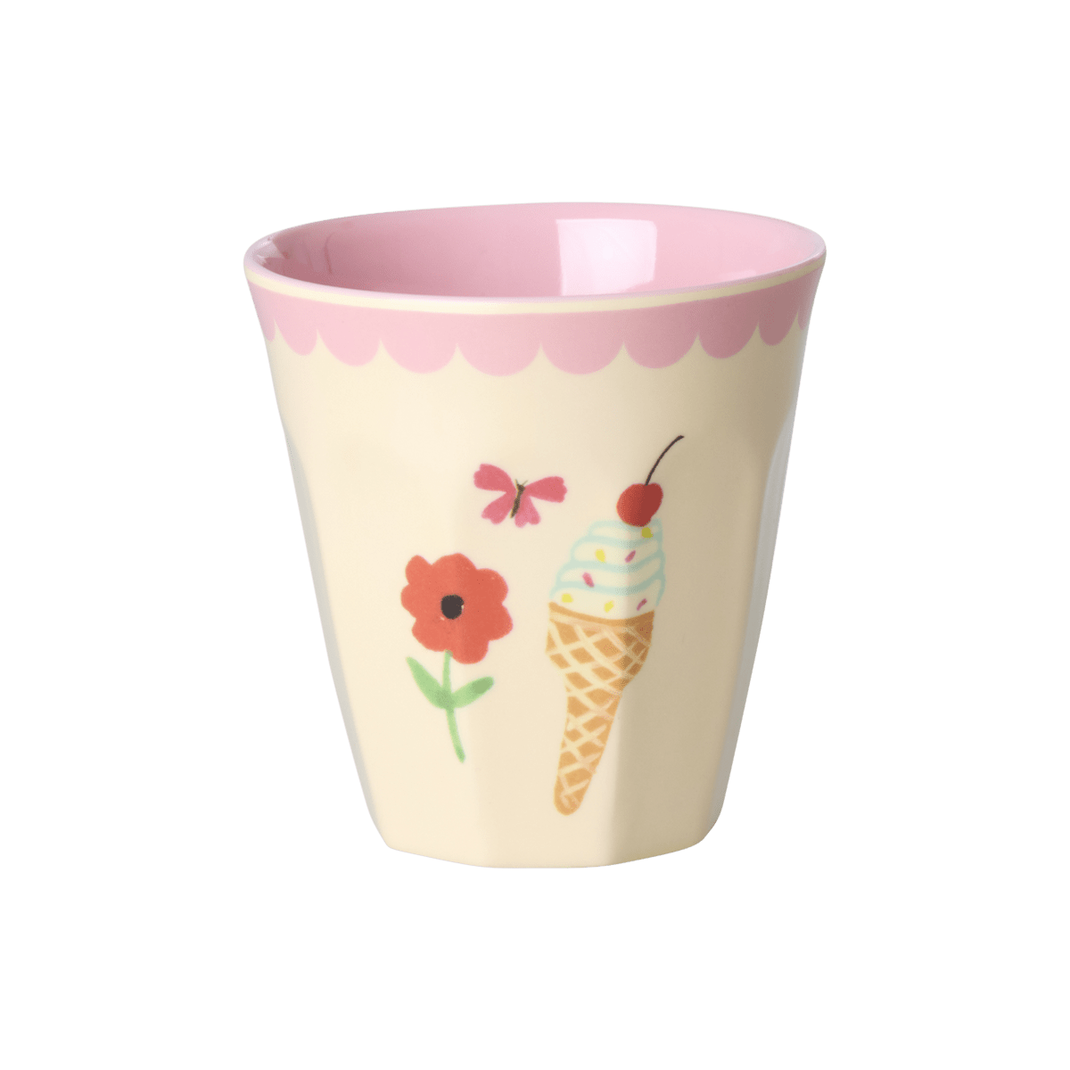 Lille Børnekop - Fun Fair Print - Pink - Filurfifi