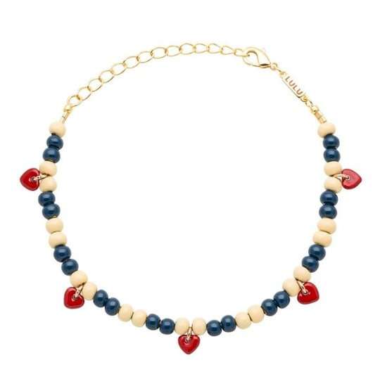 Lulu Copenhagen Color Ball Heart Armbånd