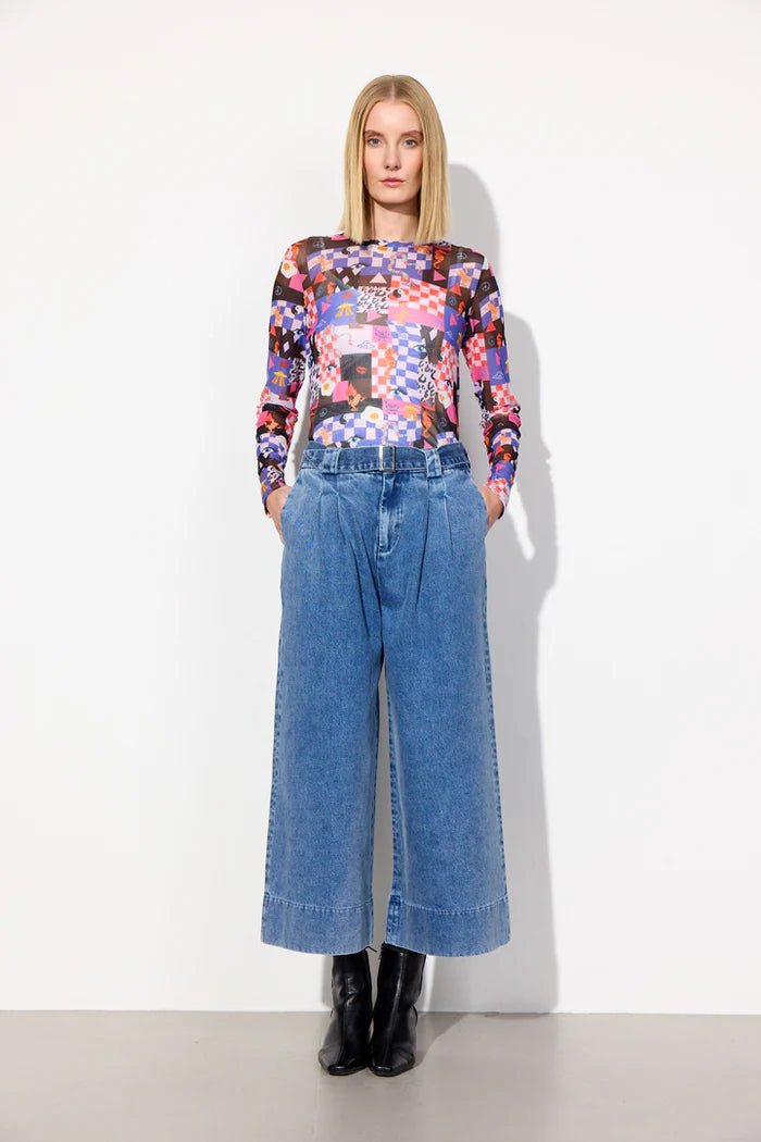 Madison Mesh Blouse - Multiverse Art Print - Filurfifi