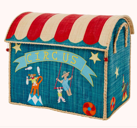 Raffia Opbevaringshus Stor