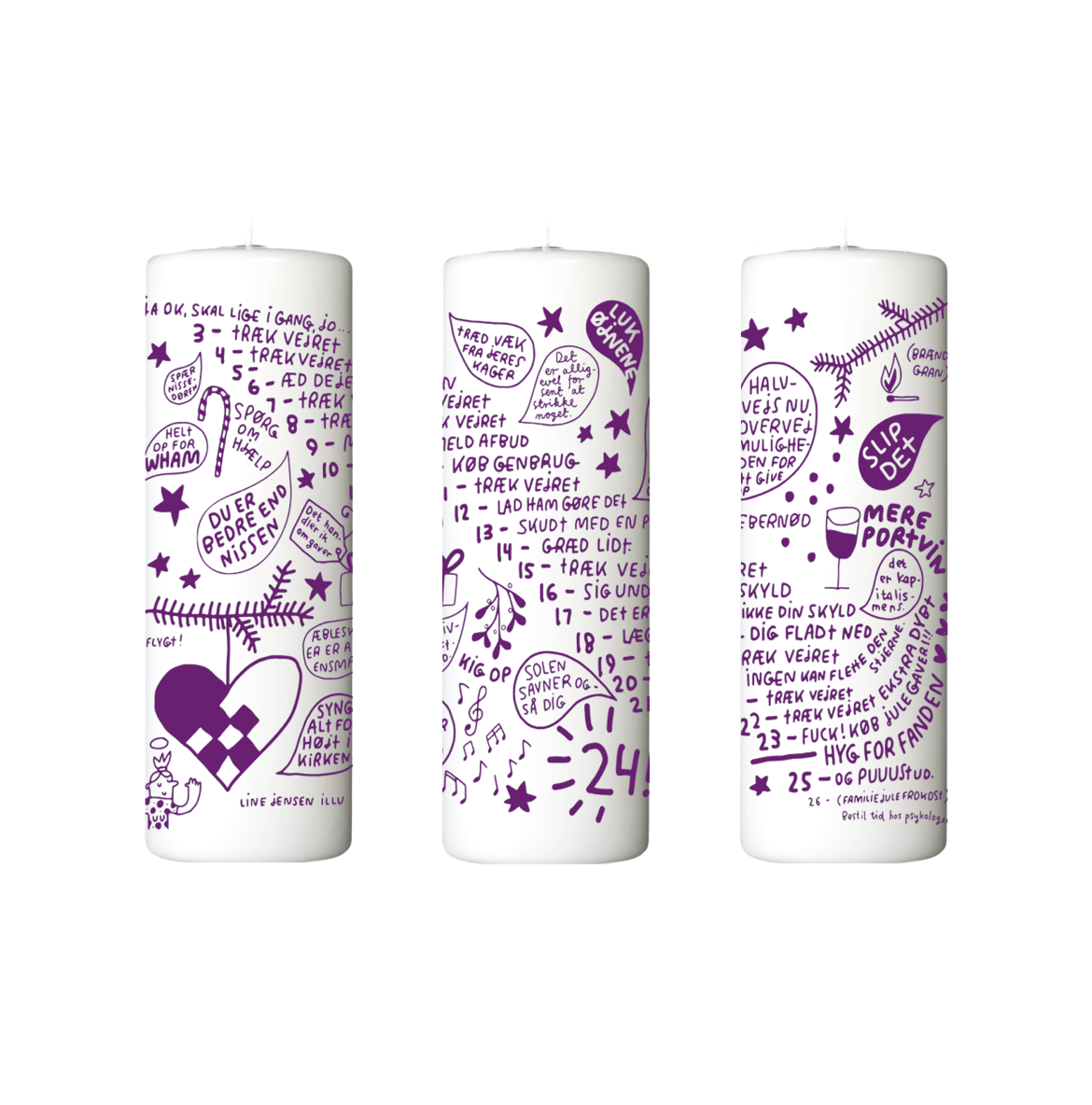 Rør ikke ved min gamle jul - Kalenderlys - Filurfifi