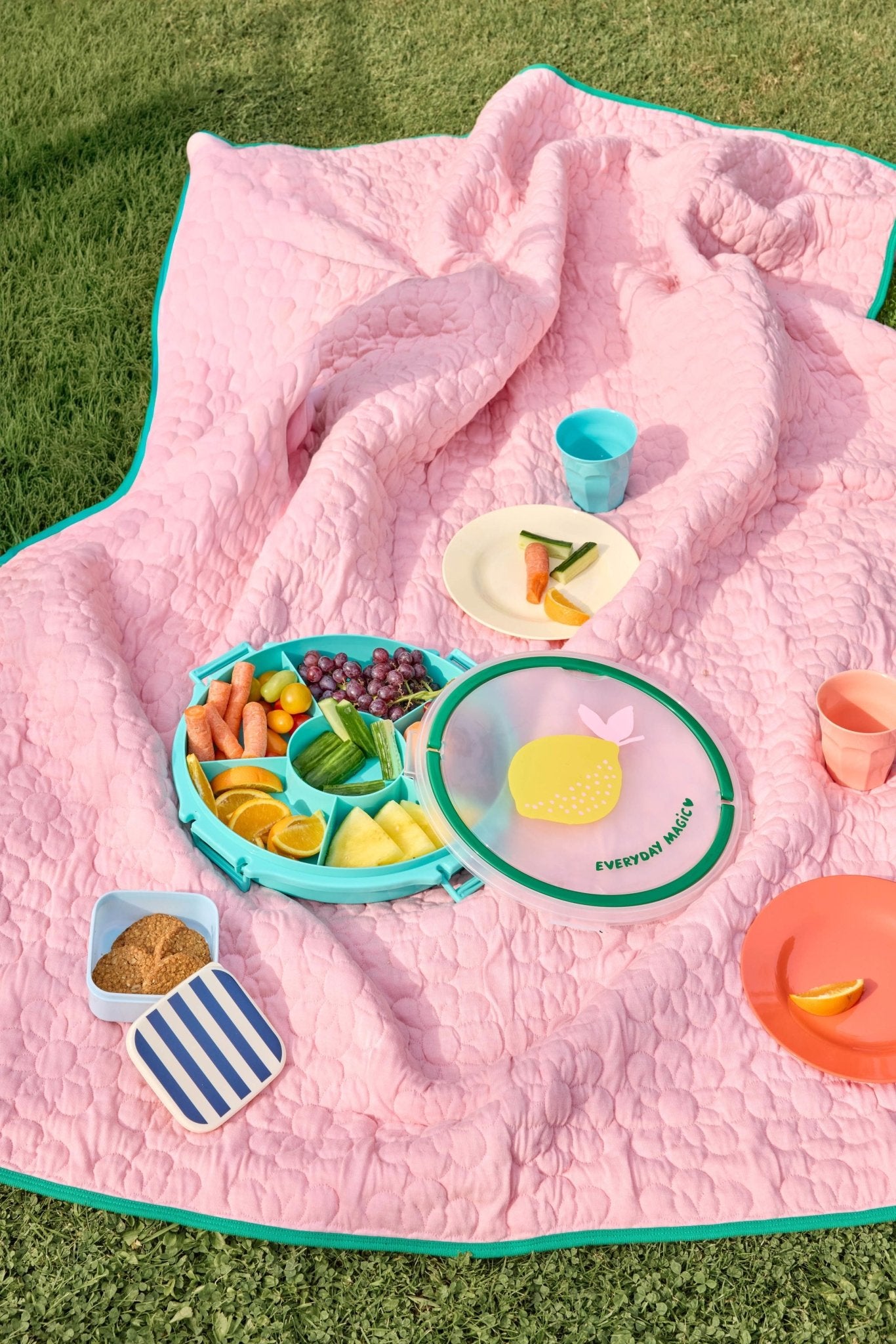 Rund Serveringsbakke - Mint - Filurfifi