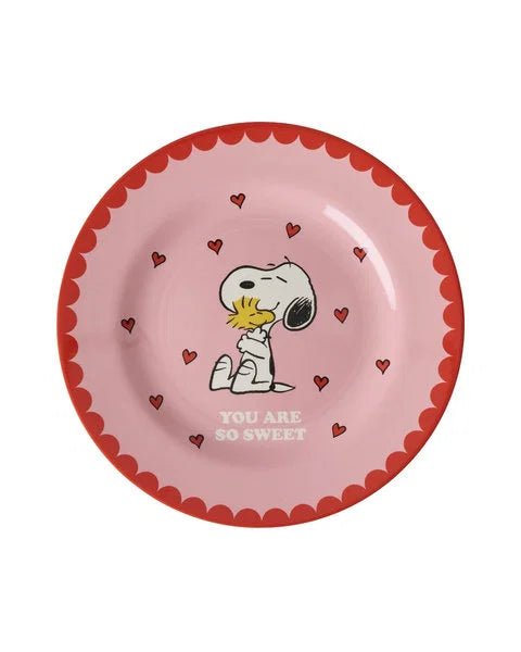 Rund Sidetallerken - Snoopy