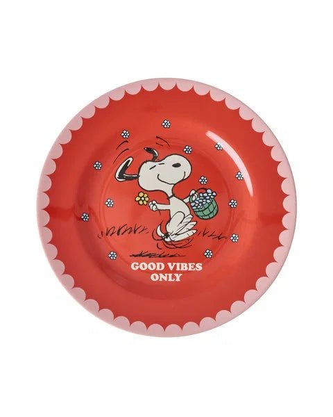 Rund Sidetallerken - Snoopy - Filurfifi
